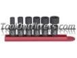 "
KD Tools 84904 KDT84904 6 Piece 1/4"" Drive 6 Point SAE Universal Impact Socket Set
Features and Benefits:
Chrome Molybdenum Alloy Steel for exceptional strength and long lasting durability
High visibility laser etched markings with additional hard