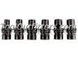 "
K Tool International KTI-37500 KTI37500 6 Piece 3/8"" Drive Metric 6 Point Flex Impact Socket Set
Features and Benefits:
Manufactured from heat-treated chrome-moly steel for wear in professional, rugged environments
Laser engraved for quick