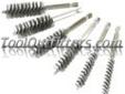 "
Innovative Products Of America 8080 IPA8080 6 Piece Stainless Steel Bore Brush Set
Features and Benefits:
Durable stainless steel abrasive bore brushes
Â¼â Hex shank
Use on ports, tubes, bearings and other common wire brush applications
Do not exceed 600