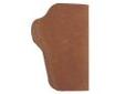 "
Bianchi 10381 6 Waistband Holster Natural Suede, Size 01, Left Hand
This holster is made to fit inside the waistband. A heavy-duty spring-steel clip that fits up to 1 3/4"" belts keeps the holster securely in place. Made for high ride is can be used for