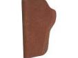 "
Bianchi 10378 6 Waistband Holster Natural Suede, Size 04, Right Hand
This holster is made to fit inside the waistband. A heavy-duty spring-steel clip that fits up to 1 3/4"" belts keeps the holster securely in place. Made for high ride is can be used