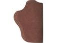 "
Bianchi 18029 6 Waistband Holster Natural Suede, Size 10, Left Hand
This holster is made to fit inside the waistband. A heavy-duty spring-steel clip that fits up to 1 3/4"" belts keeps the holster securely in place. Made for high ride and can be used