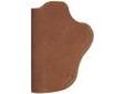 "
Bianchi 18026 6 Waistband Holster Natural Suede, Size 11, Right Hand
This holster is made to fit inside the waistband. A heavy-duty spring-steel clip that fits up to 1 3/4"" belts keeps the holster securely in place. Made for high ride and can be used