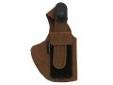 "
Bianchi 19035 6D Deluxe Waistband Holster Natural Suede, Size 09, Left Hand
An ultra-thin, lightweight, inside the waistband holster that is ideal for casual carry. The soft suede construction makes this an extremely comfortable holster. Offered in