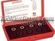 "
Kastar 2583 KAS2583 7-PC. Wheel Stud Thread Restorer Kit
This 7 piece set will repair or renew damaged threads on wheel studs.
Thread restorer dies are made from high-tempered steel for strength and durability.
Sizes include:
7/16""-20, 1/2""-20,