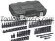 "
KD Tools 84903 KDT84903 71 PIece 1/4"" Drive 6 Point SAE/Metric Standard, Deep and Universal Impact Socket Set
Features and Benefits:
Chrome Molybdenum Alloy Steel for exceptional strength and long lasting durability
High visibility laser etched