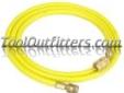 "
Robinair 38172A ROB38172A 72"" R-12 Yellow Hose with Quick Seal Fittings
Features and Benefits:
Hose 72" R12 Yellow Quick seal500 PSI working pressure
2500 PSI burst pressure
Replace your short yellow hose with this longer and easier to use refridgerant