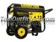 "
Champion Power Equipment 41537 CMF41537 7500/9375 Watt Portable Generator
Features and Benefits:
Heavy duty power: 7500 running watts/ 9375 starting watts
Low oil shut-off
4 stroke, air-cooled engine
Electric and recoil start
Cast iron sleeve for