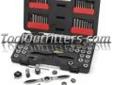 KD Tools KDS3887 KDT3887 75 Piece GearWrench Tap and Die Set SAE and Metric
Features and Benefits:
75 piece set covers taps and dies from #4 to 1/2 in. and from 3mm to 12mm
Ratcheting "T" Wrench provides a 5 degree ratcheting arc for tapping engine