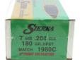 "
Sierra 1980C 7mm/284 Caliber HPBT Match /500
Sierra Reloading Bullets
- Caliber: 7mm (.284"")
- Grain: 180
- Bullet: Hollow Point Boat Tail Match
- Per 500 Bullets
- 8"" Twist or Faster"Price: $172.13
Source: