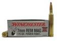 "
Winchester Ammo X7MMR2 7mm Magnum 7mm Mag, 175gr, Super-X Power-Point, (Per 20)
Super-X Power-Point's unique exposed soft-nose jacketed bullet design delivers maximum energy on target. Strategically placed notches around the jacket mouth improve upset