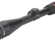 BAC for traditional long-distance accuracy. Amber or red aiming point. Multi-layer coated lenses. Aircraft-quality anodized aluminum scope body. Waterproof, nitrogen-filled. Dual illumination. Manual brightness & automatic brightness control. Fiber-optic