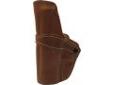 "
Gould & Goodrich 810-G27 810 RH Glock 26/27/33 ChsBr
Gold Line Concealment Holsters, Belts & Accessories
Type: Inside Trouser Holster, Chestnut Brown
Wear this versatile holster concealed inside pants. Gold Line...the finest genuine leather holsters in