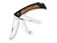 "
Browning 322828 828 Featherweight Big Game II
This knife weighs as little as some sheaths, yet it is designed for hard work. The 440C-type stainless steel blades take an edge better and hold it longer than others. High impact-resistant Zytel frames with