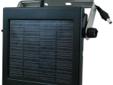 12-VOLT POWER PANELInnovative software combines a solar panel and built-in battery Uses solar power to keep the internal 12-volt battery charged & takes the place of usual camera batteries, allowing them to remain charged In the event of overcaset skies