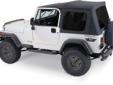 This new Rampage Top with tinted windows is designed to fit 1987-1995 Jeep Wrangler Models with factory Steel Full Doors. This kit includes all the Black Diamond top skin, tinted windows and a new heavy duty bow hardware system. If your Jeep has full hard