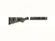 "
Remington Accessories 18613 870 Shotgun Stock, 12 Gauge w/Forend, Mossy Oak
Genuine Remington factory synthetic replacement stocks for the Remington 12 gauge. Both stock and forend are constructed of a sturdy, weather resistant, black synthetic material