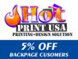 Welcome to Hot Print Usa! Regular price for 5k Brochures = $ 298 5% Special Discount by applying code "BACKPAGE-5" on every product (No minimum purchase required, will expire 31st December). Folded Brochure Custom Brochure Printing One of the more popular