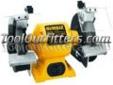 "
Dewalt Tools DW758 DWTDW758 8"" Bench Grinder
Features and Benefits:
Powerful 3/4 HP induction motor provides superior power for industrial grinding applications
Rugged cast iron base and motor housing provide durability and prolong life
Motor runs at