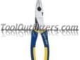"
Vise Grip 2078228 VGP2078228 8"" Bent Long Nose Pliers
Features and Benefits:
Durable nickel chromium steel construction
ProTouchâ¢ grips provide extra comfort and reduces hand fatigue
Thin nose profile gets into tight spaces and makes it easy to reach