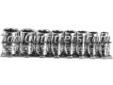"
K Tool International KTI-26100 KTI26100 8 Piece 1/4"" Drive 6 Point Metric Chrome Socket Set
Features and Benefits:
Chrome vanadium steel, heat treated
Packaged on socket rail
Includes sizes: 6mm to 13mm"Price: $11.99
Source: