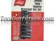 "
Lisle 26000 LIS26000 8 Piece 1/4"" Drive Tamperproof Torx Bit Set with Holder
Features and Benefits:
Seven 1/4" hex insert bits with 1/4" drive bit holder
T-10 through T-40
Fits tamper-resistant TorxÂ® fasteners found on radio mountings, exterior