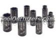 "
Ingersoll Rand SK3H8L IRTSK3H8L 8 Piece 3/8"" Drive SAE Deep Impact Socket Set
Features and Benefits
Impact Grade Toughness designed for high torque applications
Forged Chrome-molybdenum steel for high strength durability
Laser-etched size labeling