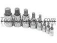 "
Sunex 9719 SUN9719 8 Piece 3/8"" Drive Triple Square Bit Socket Set
Features and Benefits:
Cr-V alloy steel for long life
Convenient netal clip storage rail
Fully guaranteed
Set includes sizes: 4mm, 5mm, 6mm, 8mm, 10mm, 12mm, 14mm and 16mm.
"Price: