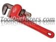 "
K Tool International KTI-49008 KTI49008 8"" Pipe Wrench
Features and Benefits:
Constructed from the highest grade cast iron, forged and heat treated to ensure maximum durability
Tough red enamel finish
Tool is strong and versatile
1-1/2" capacity