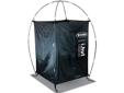 The Zodi i.hut shower shelter is HUGE! Almost 4 feet wide per side! Most enclosures are tepee shaped and get smaller near the shoulders, not the i.hut. In fact the i.hut is almost 6 ft across at the top, which is good news for the big guys at camp. The