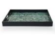 ONLINE EXCLUSIVE. 20x15 inch serving tray. The mellow Bamboo design features muted greens and blues and a hand-painted pine green top edge. Made with European standard earth-friendly MDF. Heat and moisture resistant. High-quality, glass-like gloss.
Brand: