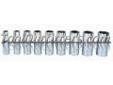 "
K Tool International KTI-22201 KTI22201 9 Piece 3/8"" Drive 6 Point Fractional Deep Socket Set
Features and Benefits:
Chrome vanadium steel
Heat treated
Comes on a socket rail
Sizes included: 3/8" to 7/8""Model: KTI22201
Price: $25.47
Source: