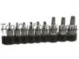 "
Lisle 81000 LIS81000 9 Piece Torx PlusÂ® Bit Set
Features and Benefits:
Nine of the most popular Torx PlusÂ® sizes for automotive applications
Some common Torx Plus applications include GM transmission bell housing bolts, Ford seat belt anchors and Ford