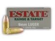Estate Cartridge, owned by ATK, recently introduced its very own center fire line of ammunition. This ammunition is manufactured in the US by ATK which owns other prominent American brands such as Federal, CCI, and Speer. This ammo is boxer-primed,