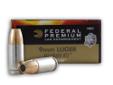 Federal's Premium Law Enforcement HST line of JHP duty ammunition offers massive expansion! This duty load has a pre-skived bullet tip which causes the bullet to expand into large petals that cause a large permanent wound cavity. The unique design of this