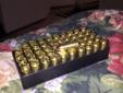 Hi I have some 9mm ammo for sale I sold my 9mm so Ive got no used for it no more. There just full metal jacket target rounds.124grain
50 rounds for 15$