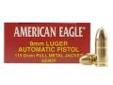 "
Federal Cartridge AE9DP 9mm Luger 9mm Luger, 115gr, Full Metal Jacket, (Per 50)
Load number: AE9DP
Caliber: 9mm Luger (9x19 Parrabellum)
Bullet weight: 115 grain, 7.45 grams
Primer number: 200
Full Metal Jacket
Usage: Target shooting, training,