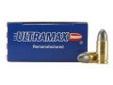"
Ultramax 9R1 9mm Luger by Ultramax 9mm Luger, 125gr, Round Nose Lead, (Per 50)
The foundation upon which Ultramax built in 1986 remains the same. They are dedicated to provide a top quality product manufactured to exacting standards of performance at a