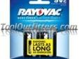 Rayovac A1604-2F RAVA1604-2F 9V Alkaline Battery - 2 pack
Features and Benefits:
Good for smoke alarms
Price: $6.99
Source: http://www.tooloutfitters.com/9v-alkaline-battery-2-pack.html