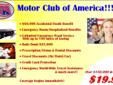 TVC Motor C L U B of America
YOU Can Receive 200% Commissions Every Friday
Get $80 For Every $40 Sale
Click Banner for more info or to join
Motor C L U B of America - A Real Business - Super Real Money
200% Commissions Paid Upfront...
Get $80 Over & Over
