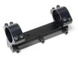 Accuracy International Mounts are machined aluminium one piece mounts with elevation built in. All 34mm mounts can be converted to 30mm using reducing rings. This Accuracy International mount has 45 moa of taper and attaches directly to the dovetail