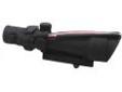 "
Trijicon TA11 ACOG 3.5x35 Red Dual Illumination, Donut Reticle
ACOG 3.5x35 Scope with Red Donut BAC Reticle - Features Dual
Illumination (Fiber Optic provides daylight illumination and tritium
illuminates reticle at night) and Ranging out to 800 Meters