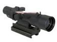 "
Trijicon TA33R-H ACOG 3x30 Dual Red Horseshoe/Dot 223 Ballistic Reticle
Trijicon's 3x30mm model is designed for law enforcement and military applications- where the combination of ample magnification, low light capability and long eye relief make the