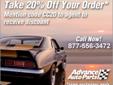 Get 20% off Your Order. Mention promo code: C2C0 Call Now: 877-556-3472 * Free shipping on all orders $75 or more. * Free in-store pickup for online orders - ready within an hour.