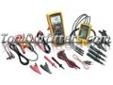 "
Fluke 2509654 FLU1587/MDT Advanced Motor and Drive Troubleshooting Kit
Features and Benefits:
Includes a FLU1587 Insulation Multimeter, Fluke i400 Current Clamp, and a Fluke 9040 Phase Rotation Indicator
With the Fluke 1587, perform insulation tests,