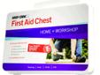 Easy Care? First Aid Kit Home & WorkshopThe Easy Care? First Aid Kit organizes first aid by injury complete with EZ Care? bi-lingual instructions inside each injury compartment. Easy Care? First Aid Kits are equipped with premium hospital quality