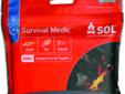 Survival MedicWhen the unexpected happens, having survival, medical, and gear repair supplies close at hand is essential. The Survival Medic is compact and lightweight, easily slips into a pocket, and is meant to be kept on your person at all times