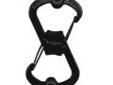 "
Nite Ize SBO-03-01 Ahhh Black
Like Nite Ize classic S-Biner, both ends of the S-Biner Ahhh feature sturdy gate closures, making it a multifunctional carabiner that you can use to attach and carry keys, water bottles, and camping gear; hang lanterns and