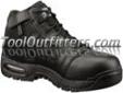 "
THE ORIGINAL SWAT FOOTWEAR CO 1261-BLK-10.5 SWT1261-BLK-10.5 Air 5"" CST (Safety Toe) Side Zip, Black Shoe, Size 10.5
Features and Benefits:
Slip and oil resistant quiet rubber outsole and ladder grip control treads - exceeds the ASTM F489-96 test
