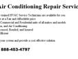 Air Conditioning Repair Service
HVAC Service, Air Conditioner and Heater Repair, Furnace Repair